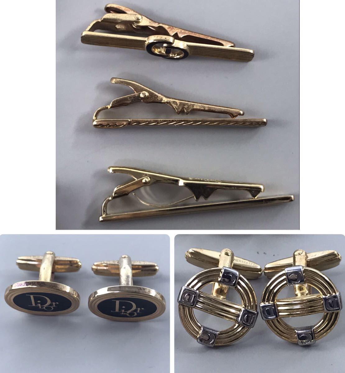 1000円〜●★アクセサリー★ ネックレス イヤリング ブレスレット他 Christian Dior ロゴマークゴールド まとめ★okoy2632876-42★op3753_画像9