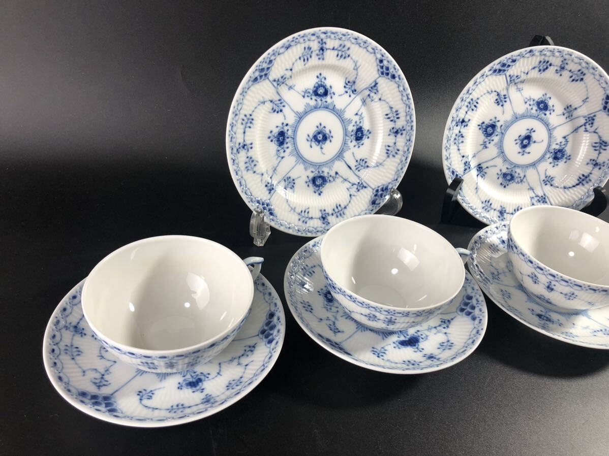 1000円〜■★Royal Copenhagen★ロイヤルコペンハーゲン ブルーフルーテッド C&S プレート 洋食器 まとめ★okoy2629740-56★r30476の画像2