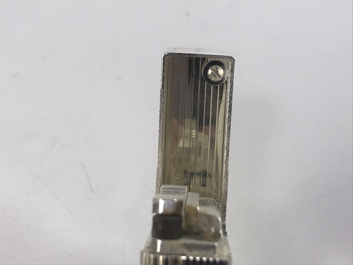 1000 jpy ~** put on fire not yet verification * gas lighter S.T Dupont Dupont 14LAD97 PARLIAMENT silver roller type smoking .*okoy2667052-257*p6272