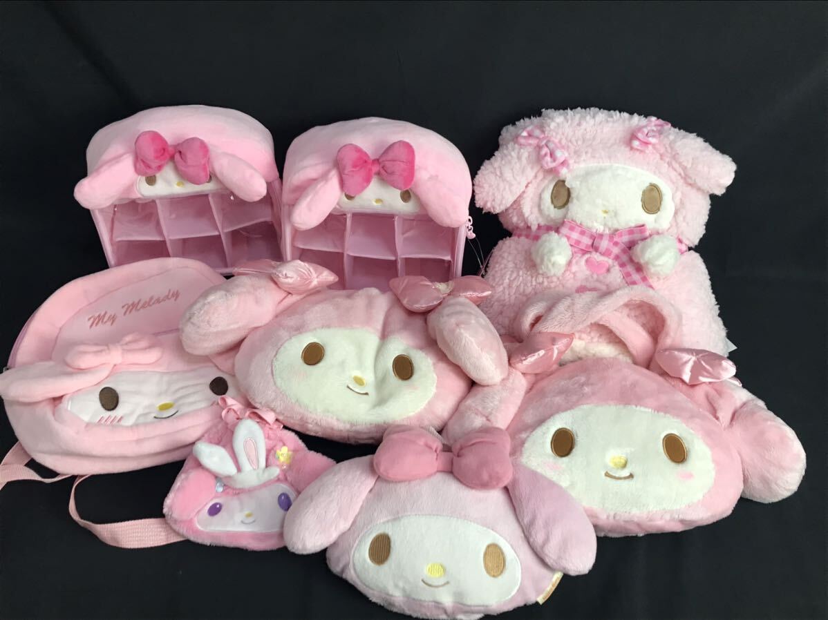 1000 jpy ~#* My Melody * various blanket rucksack pouch bag other Sanrio character summarize *okoy2691557-215*p6275