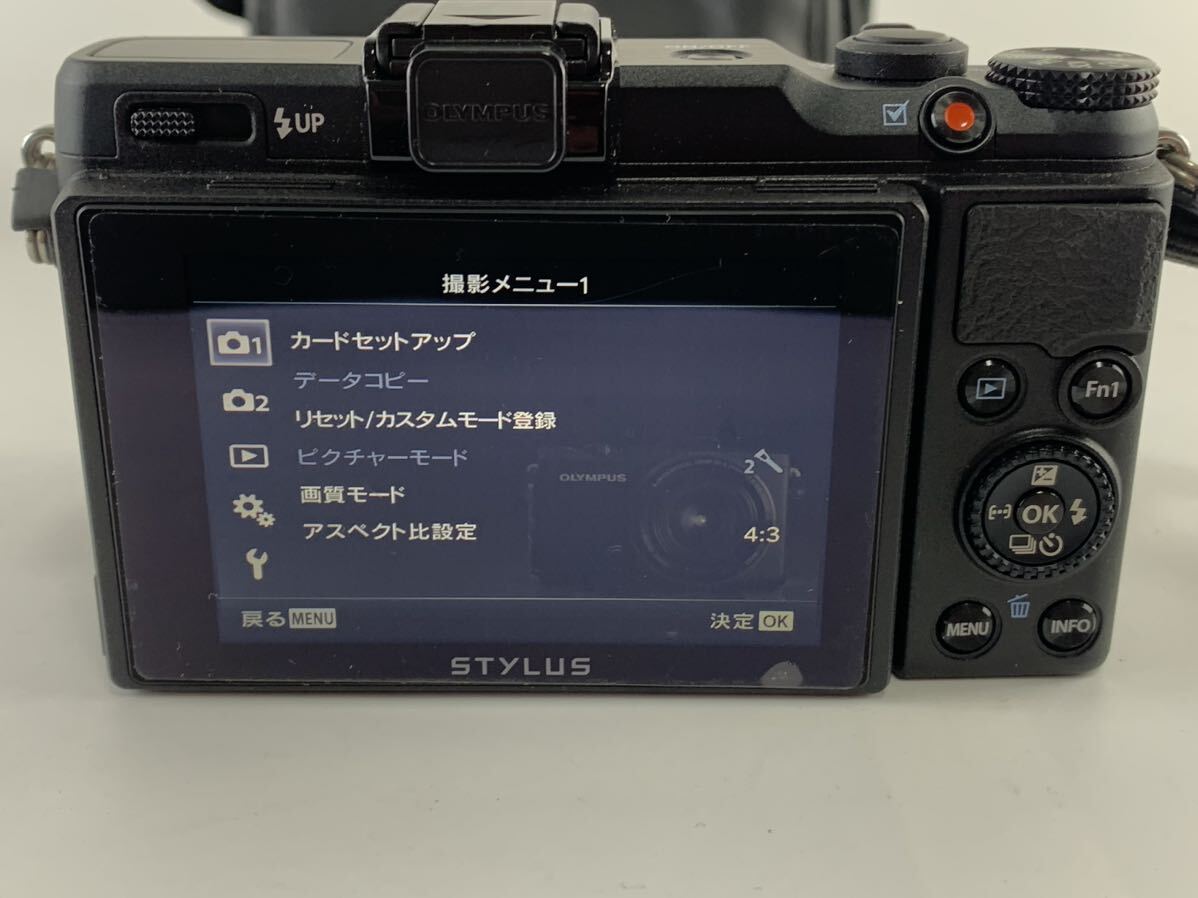 1000 jpy ~#* electrification verification only *OLYMPUS Olympus STYLUS XZ-2 compact digital camera present condition goods *okoy2701932-101*t9243