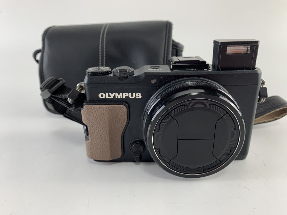 1000 jpy ~#* electrification verification only *OLYMPUS Olympus STYLUS XZ-2 compact digital camera present condition goods *okoy2701932-101*t9243