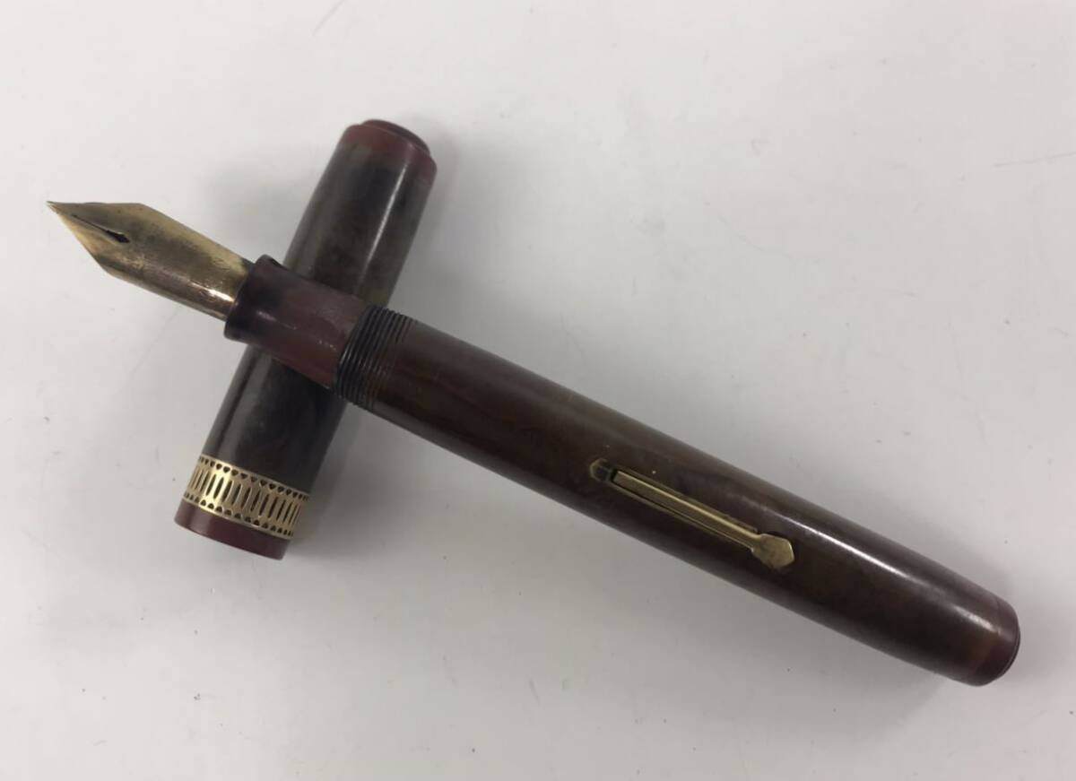 1000円~■★筆記未確認★ 万年筆 WATERMAN 's ウォーターマンIDEAL REG.U.S PATOFF ウッド調筆記具 ★okoy2667000-250★p6273_画像2