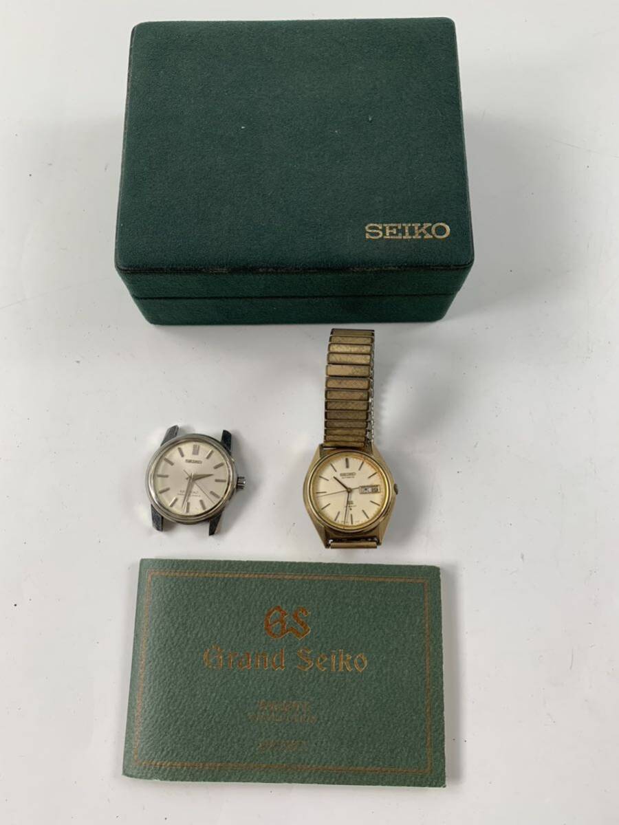 1000円~●★稼動品★腕時計 グランドセイコー キングセイコー SEIKO HI-BEAT 5646-7010 44999 25石★okoy2604582-139★ot5545の画像1