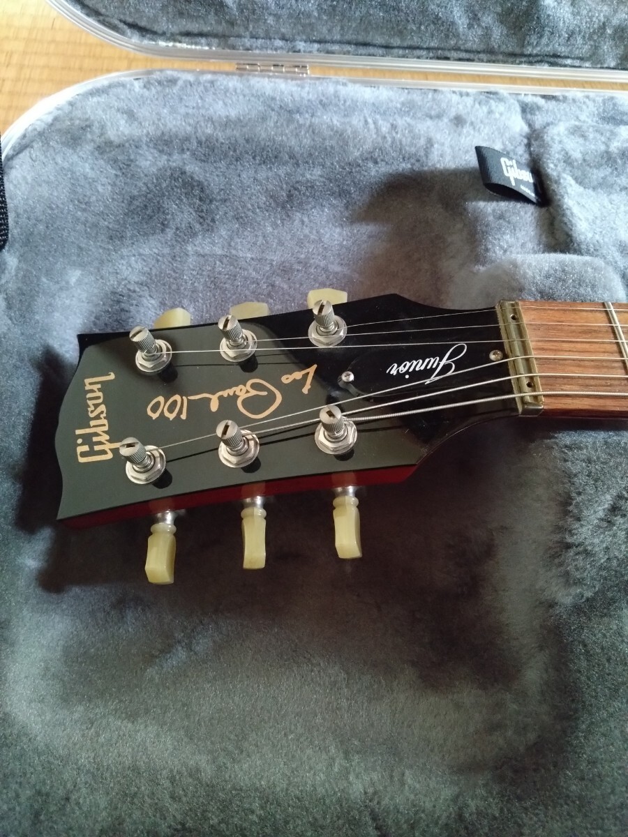 Gibson Les Paul Junior 2015 今年2月新品購入 保証書付 超美品 ピックガードフィルムあり ハードケース 純正箱 試奏のみ ショップ調整済の画像5