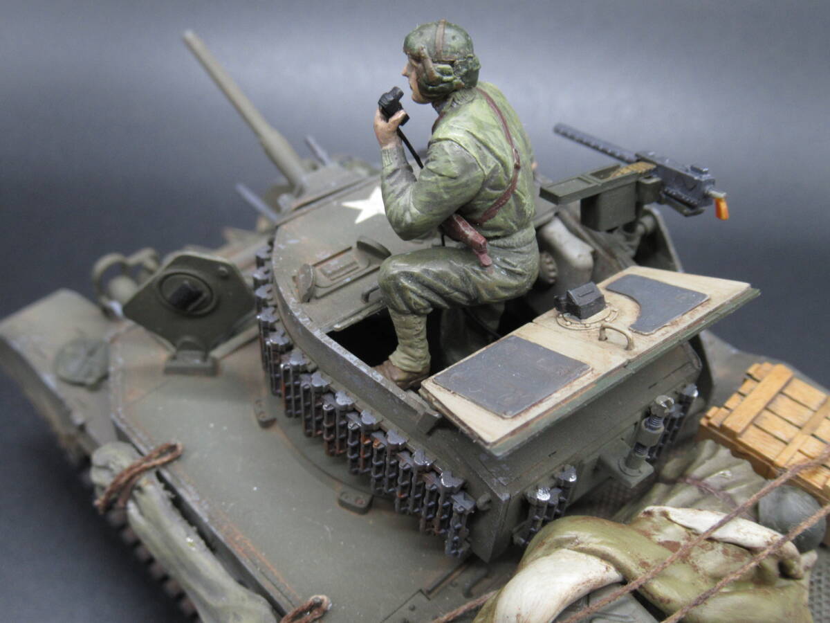 **1/35 final product Tamiya * America tank M5A1 Hedgehog ***