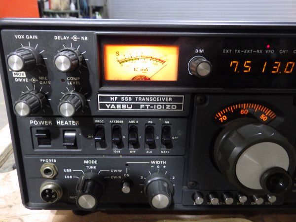 f1679V Yaesu беспроводной YAESU FT-101ZD HF 1.8~29.9Mhz 100W SSB приемопередатчик рация текущее состояние товар 