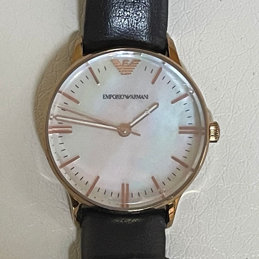 【EMPORIO ARMANI】エンポリオ・アルマーニ メンズ 腕時計 シェル文字盤 AR-1601★の画像1