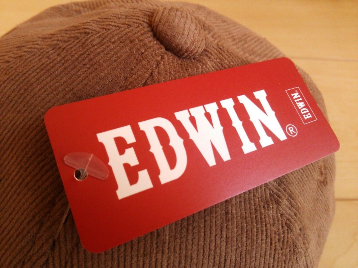 新品EDWINキャップ*帽子レディース*未使用エドウィン*送料無料メンズ