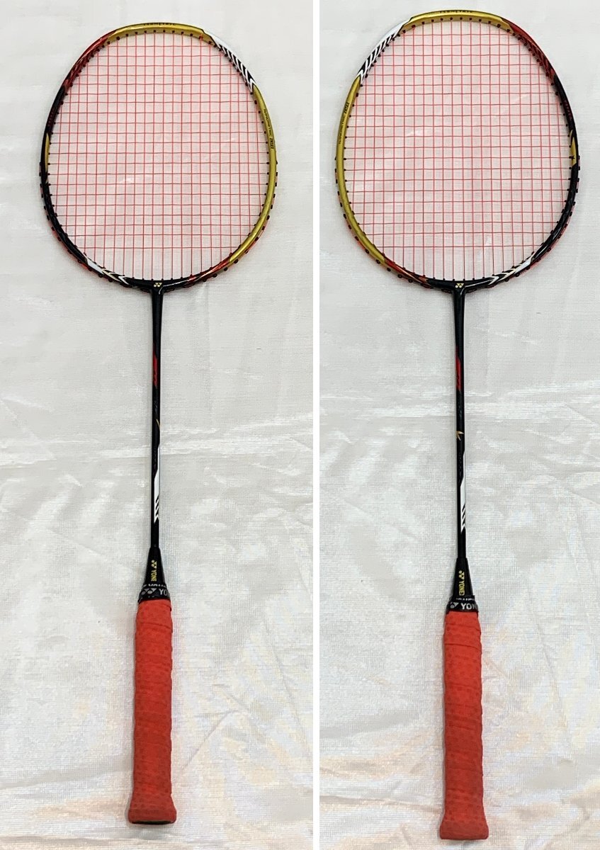 【10HY明04033D】★1円スタート★YONEX★VOLTRIC★LD-FORCE★4UG5★ヨネックス★ボルドリック★リンダン★ラケット★ブラックベース★の画像2