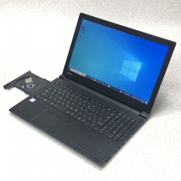 お宝アキバ/中古動作品7日保証 AC付 充電100％4h dynabook B65/DN 15.6型 10Pro64 Core i3-8130U メ4 HDD500 梱100 大8366_画像は現物です