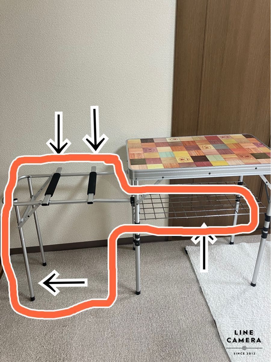 Coleman natural mosaic two way kitchen stand  オールインワンキッチンテーブル付属品　