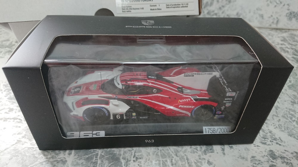 スパーク Spark 1/43 ポルシェ Penske Porsche 963 #6 24h デイトナ 2023 Cameron Porsche works 特注品_画像2