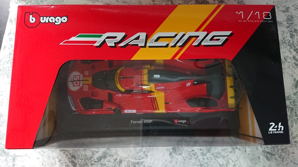 ブラーゴ Bburago 1/18 フェラーリ 499P ル・マン 2023 No,50_画像4