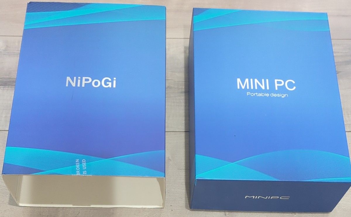 NiPoGi　MiniPC　Windows 10 Pro　ニポギ 12GBRAM128GBROM　Model:AK1　動作確認済