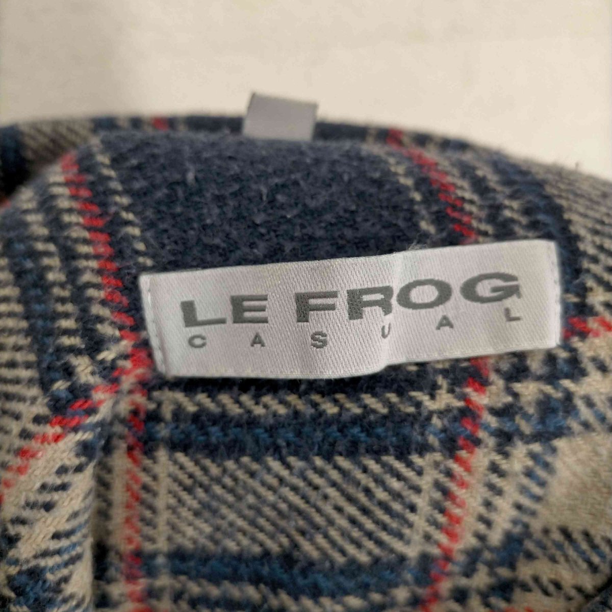 USED古着(ユーズドフルギ) LE FROG チェック柄ネルシャツ メンズ JPN：XXL 中古 古着 0122_画像6