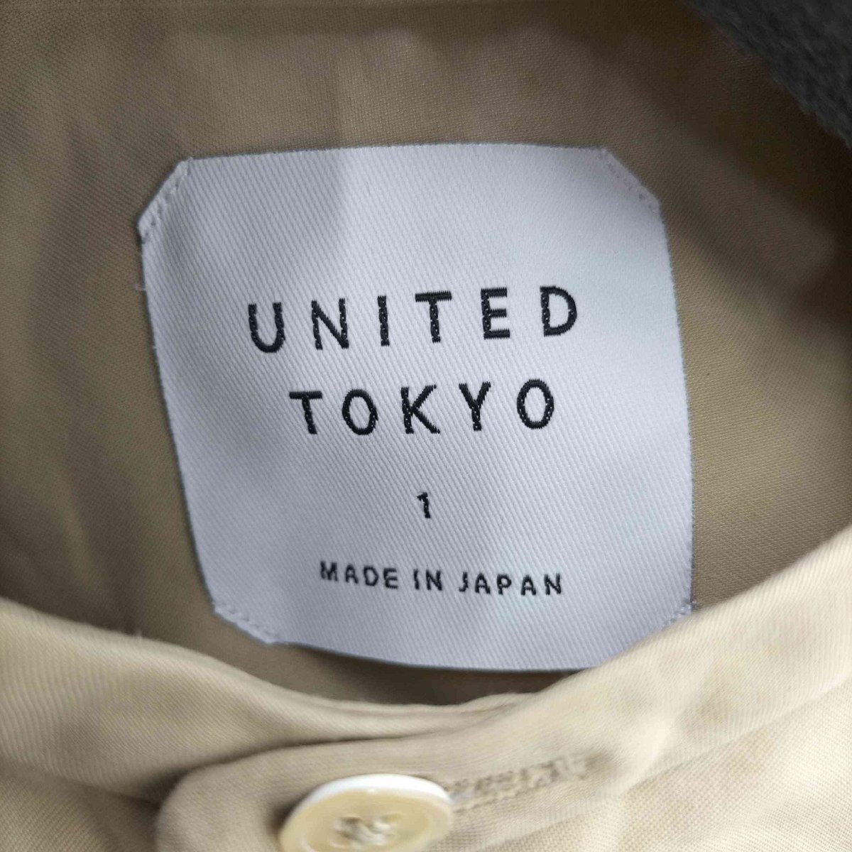 UNITED TOKYO(ユナイテッドトウキョウ) ダブルクロスバンドカラーシャツ メンズ JPN：1 中古 古着 0229_画像6