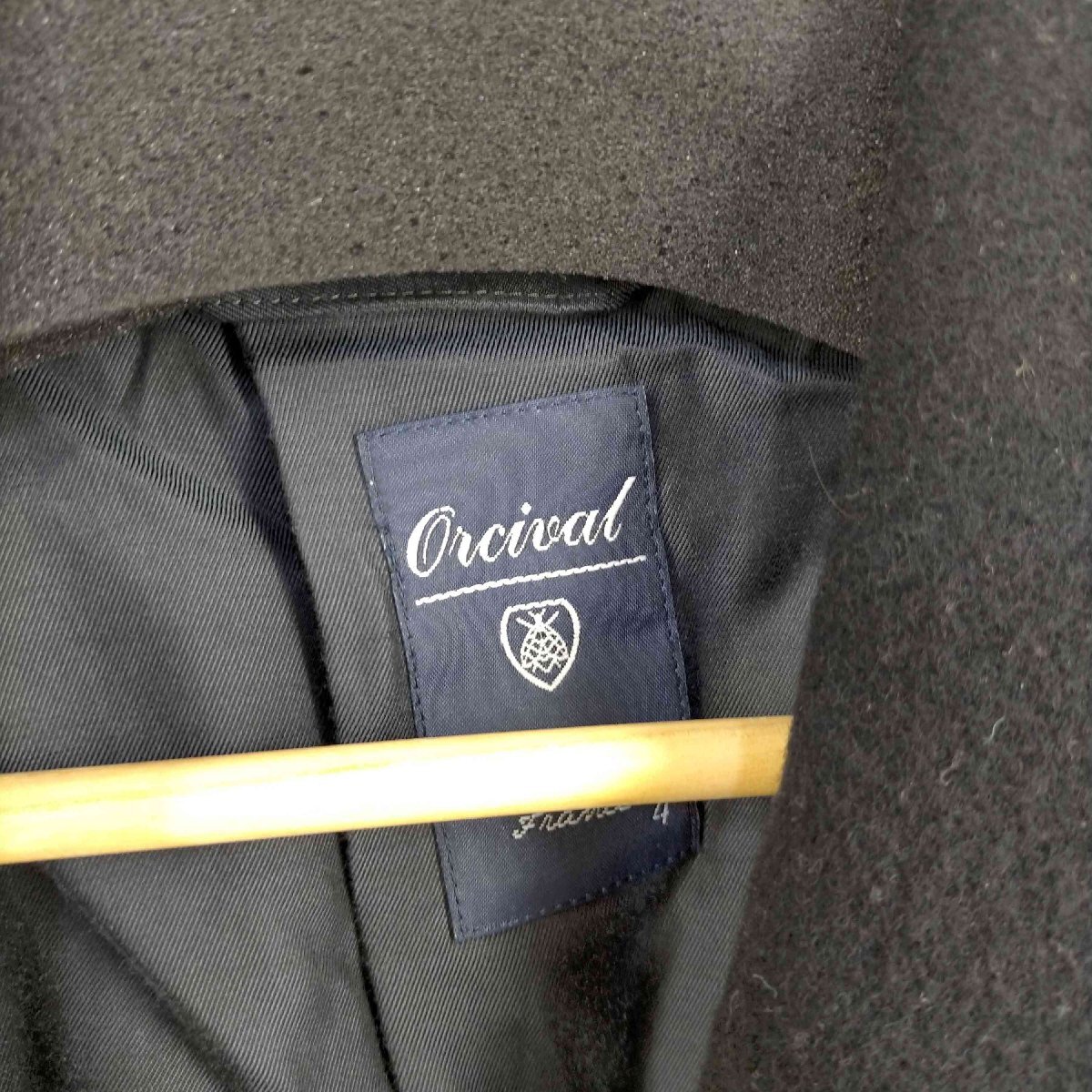 ORCIVAL(オーチバル) ライトモッサ ショールカラージャケット メンズ JPN：4 中古 古着 0645_画像6
