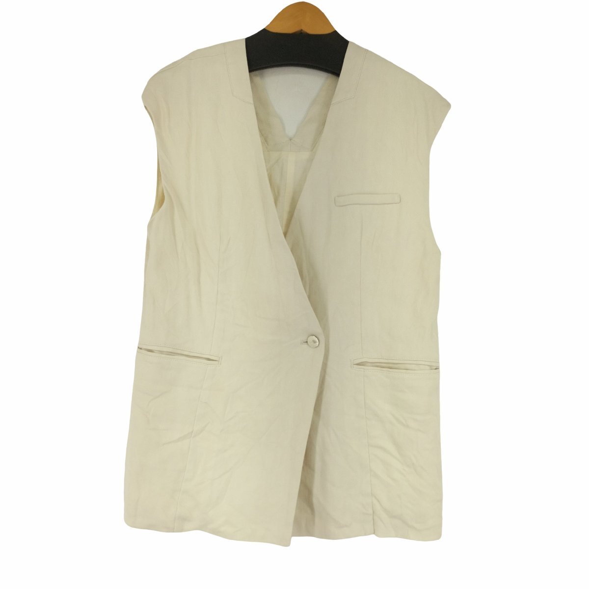 DRESSLAVE(ドレスレイブ) double v neck vest レディース 38 中古 古着 0944_画像1