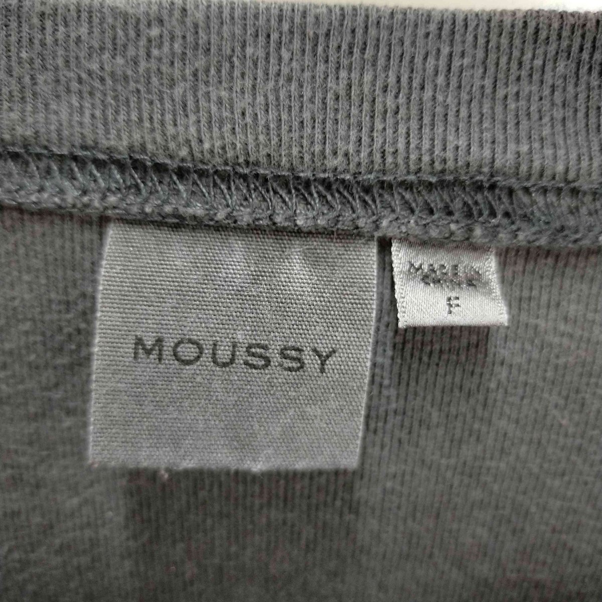 moussy(マウジー) NECK PRINT LETTER LS Tシャツ レディース FREE 中古 古着 0830_画像6