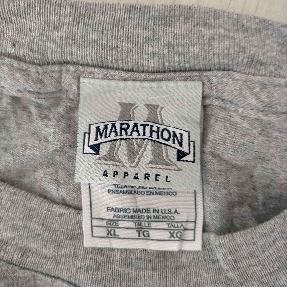 Marathon(マラソン) 00S プリントクルーネックTシャツ メンズ JPN：XL 中古 古着 0328_画像6