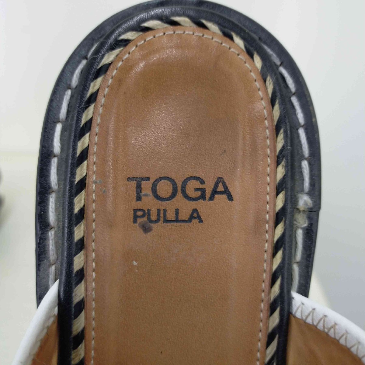 TOGA PULLA(トーガプルラ) DOUBLE BUCKLE PLATFORM SANDALS レディ 中古 古着 0127_画像6