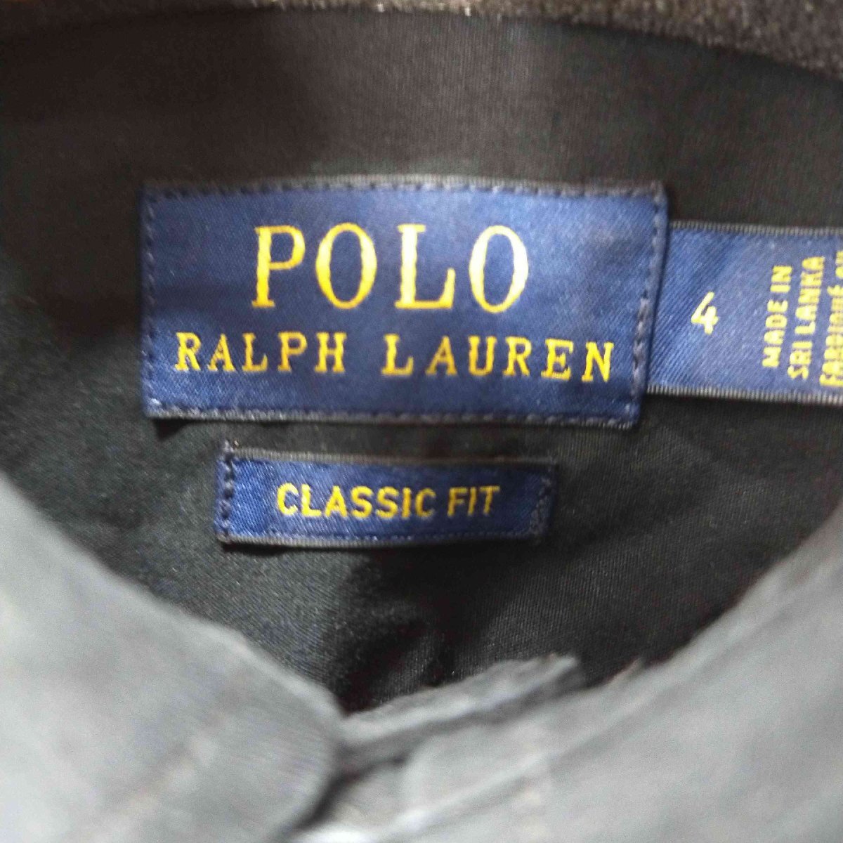 POLO RALPH LAUREN(ポロラルフローレン) CLASSIC FIT スモールポニー刺繍L/S 中古 古着 0444_画像6