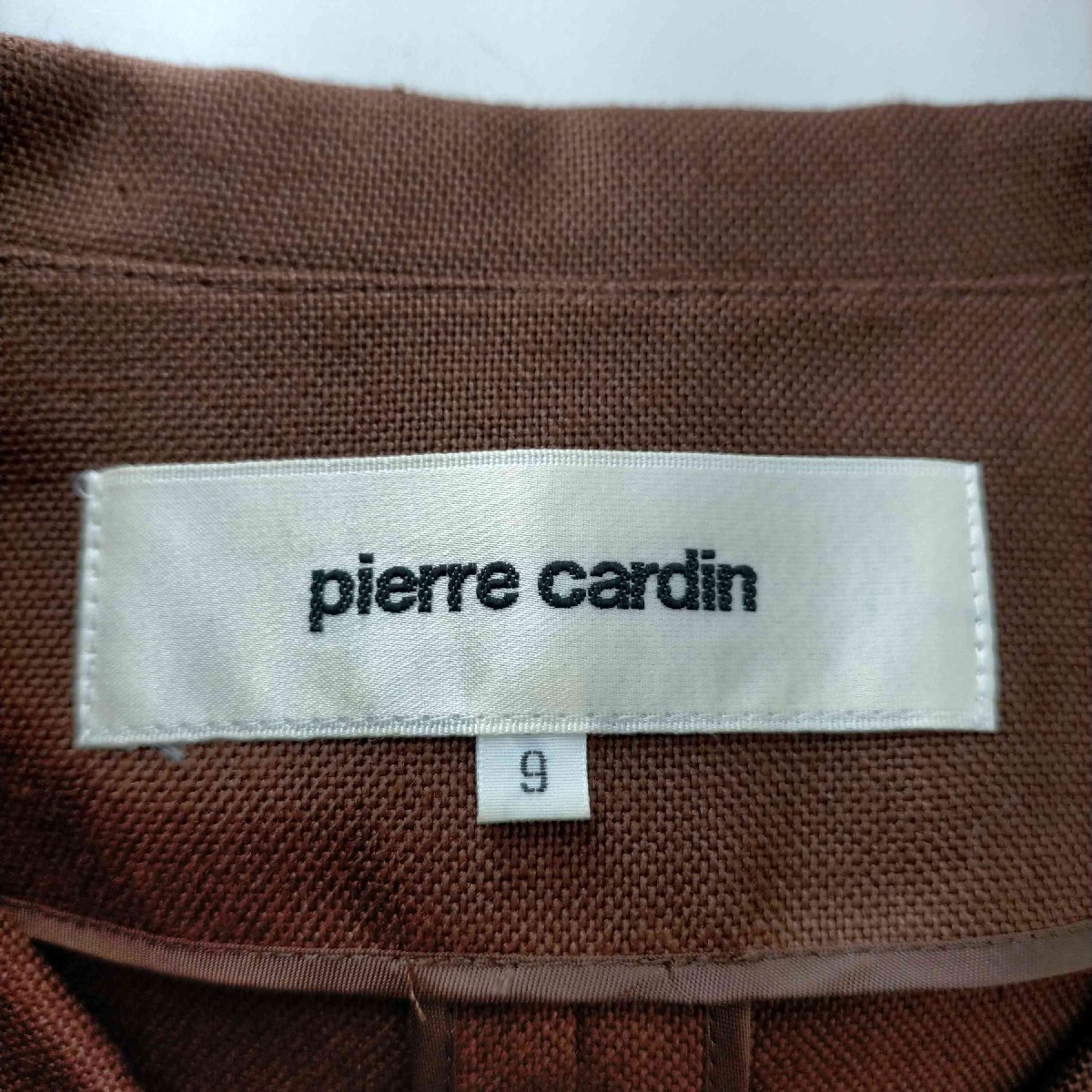 pierre cardin(ピエールカルダン) セットアップ スーツ 上下 ジャケット ラウンドカラー 薄 中古 古着 1146_画像6