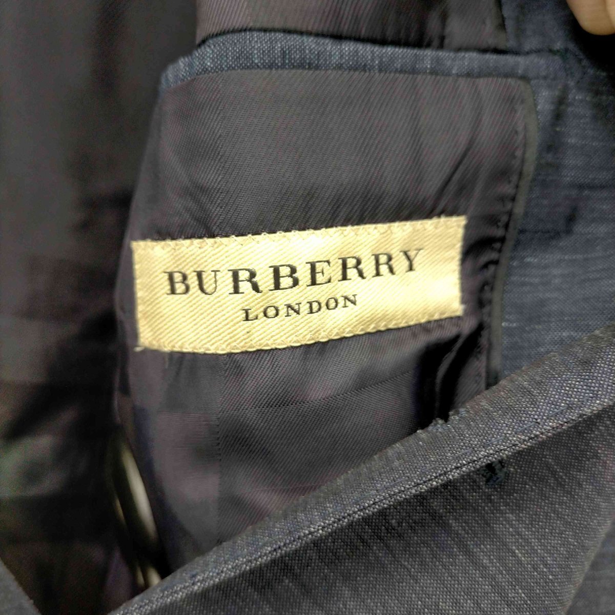 BURBERRY LONDON(バーバリーロンドン) テーラードジャケット リネン混 総裏地 シングル 2 中古 古着 1134_画像6