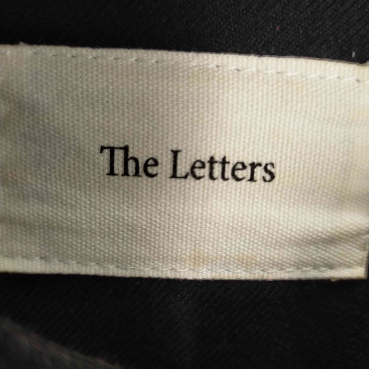 The Letters(ザレターズ) 16SS ジップアップブラックデニムシャツ カットオフダブルジップ 中古 古着 0222_画像6