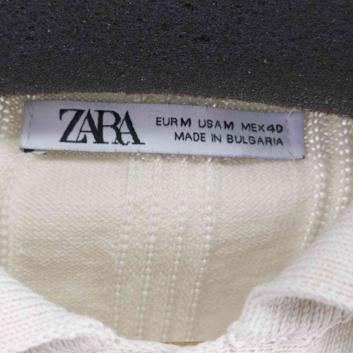 ZARA(ザラ) ニットポロシャツ メンズ M 中古 古着 1022_画像6