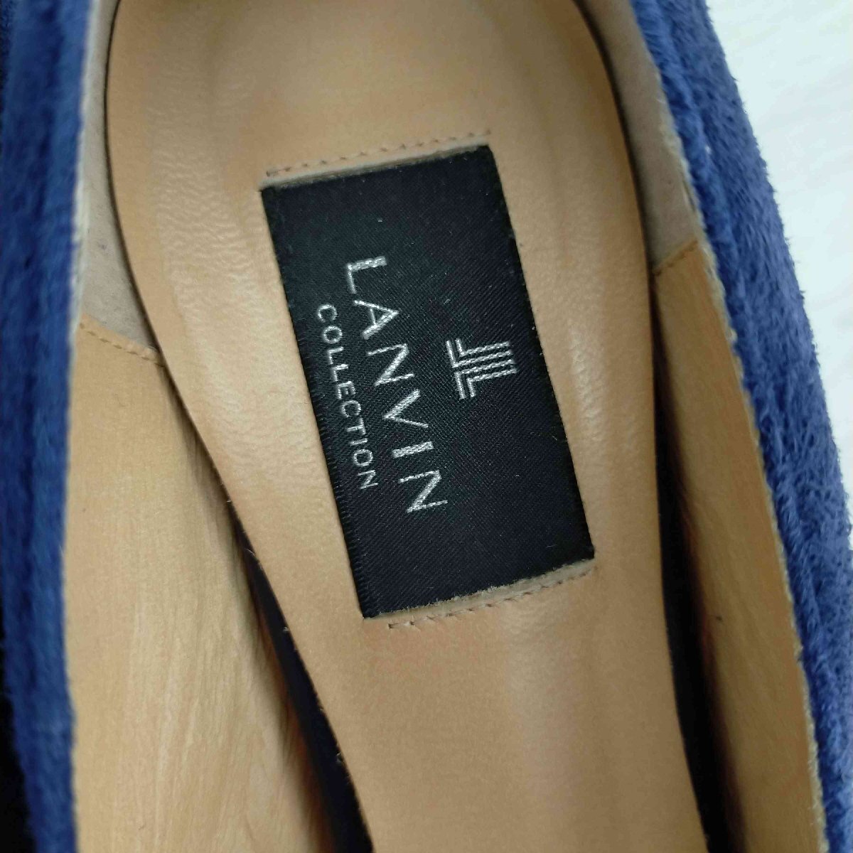 LANVIN COLLECTION(ランバンコレクション) パンプス チャンキーヒール スエード レディー 中古 古着 0842_画像6