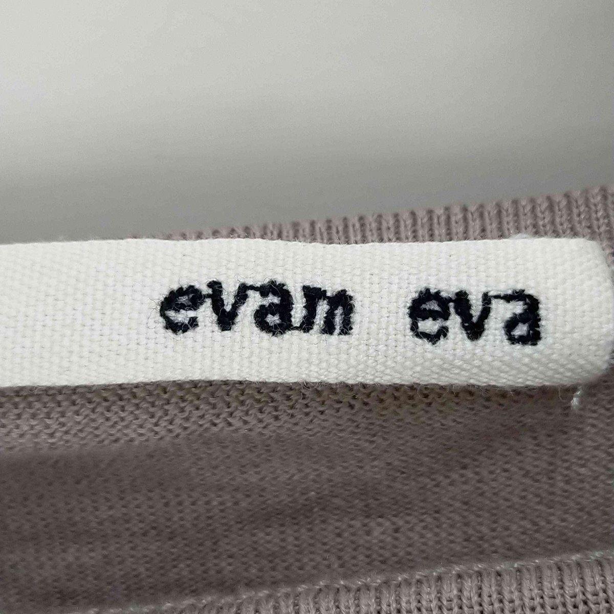 evam eva(エヴァムエヴァ) シルク混 コットンニット レディース 1 中古 古着 1023_画像6