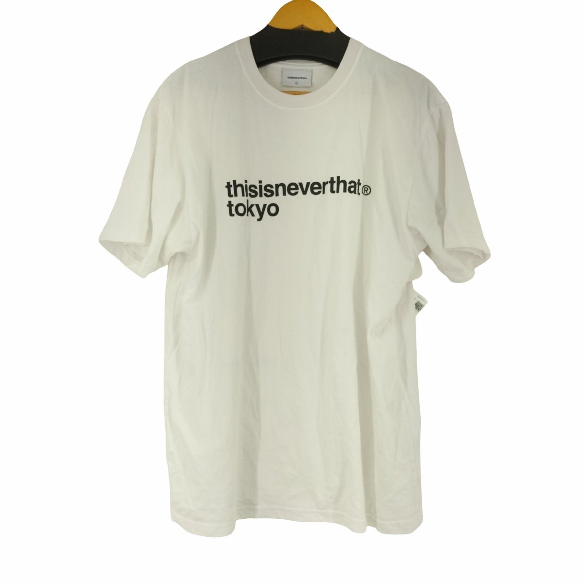THIS IS NEVER THAT(ディスイズネバーザット) T-LOGO S/S TOP メンズ JP 中古 古着 0404_画像1
