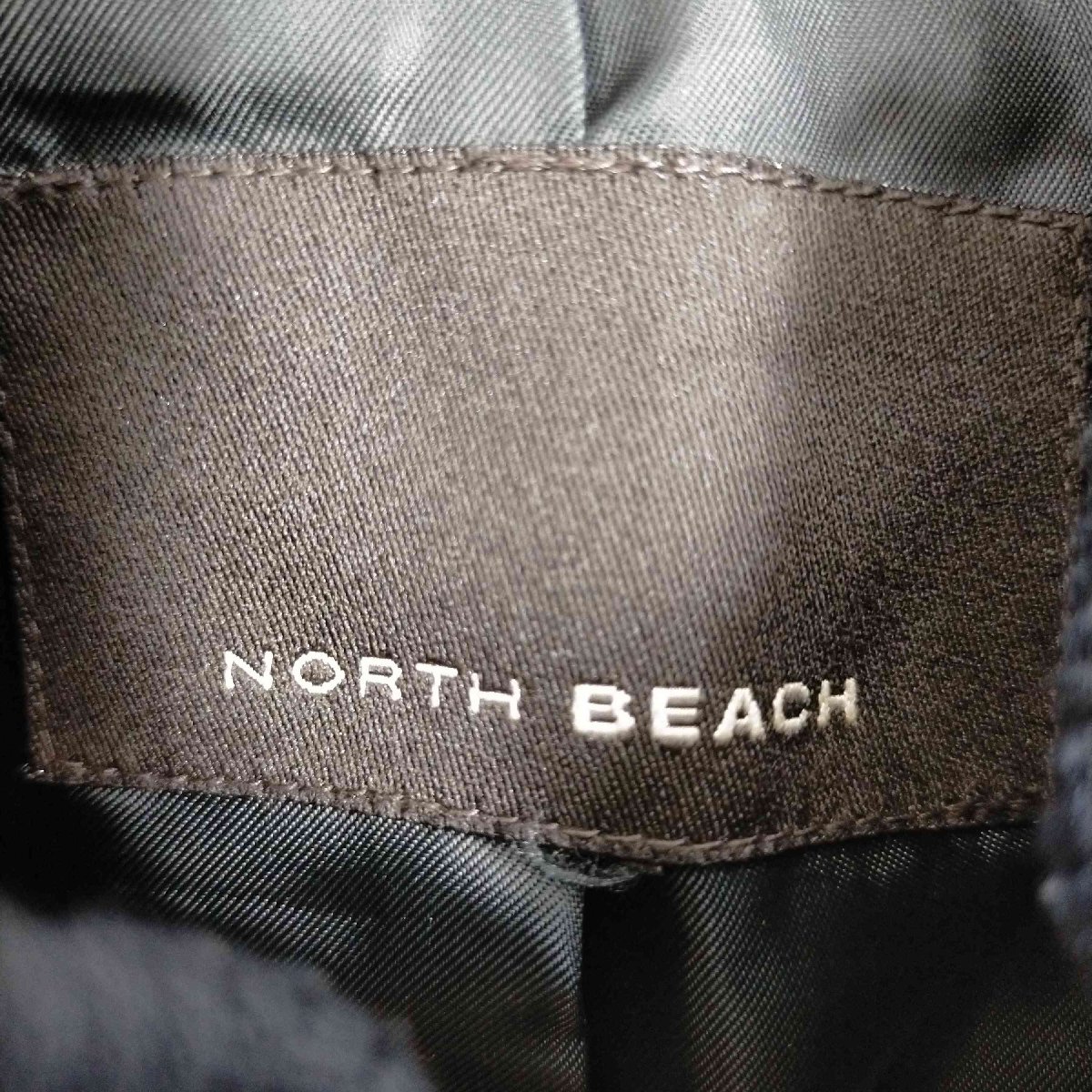 NORTH BEACH(ノースビーチ) ラムスキンレザージャケット レディース 表記無 中古 古着 0427_画像6