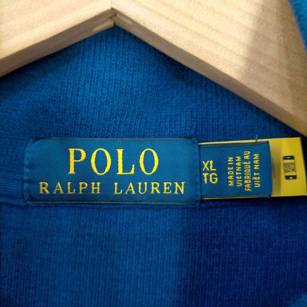 POLO RALPH LAUREN(ポロラルフローレン) ポニー刺繍 ハーフジップトップ メンズ impo 中古 古着 0545_画像6
