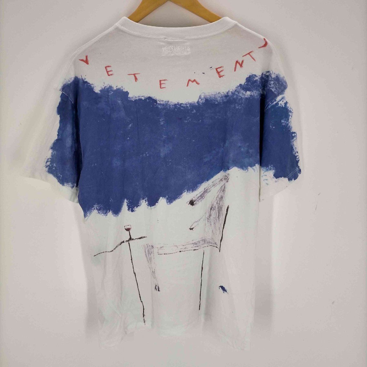 VETEMENTS(ヴェトモン) 18aw エレファントインザルームTシャツ メンズ JPN：XS 中古 古着 0622_画像2