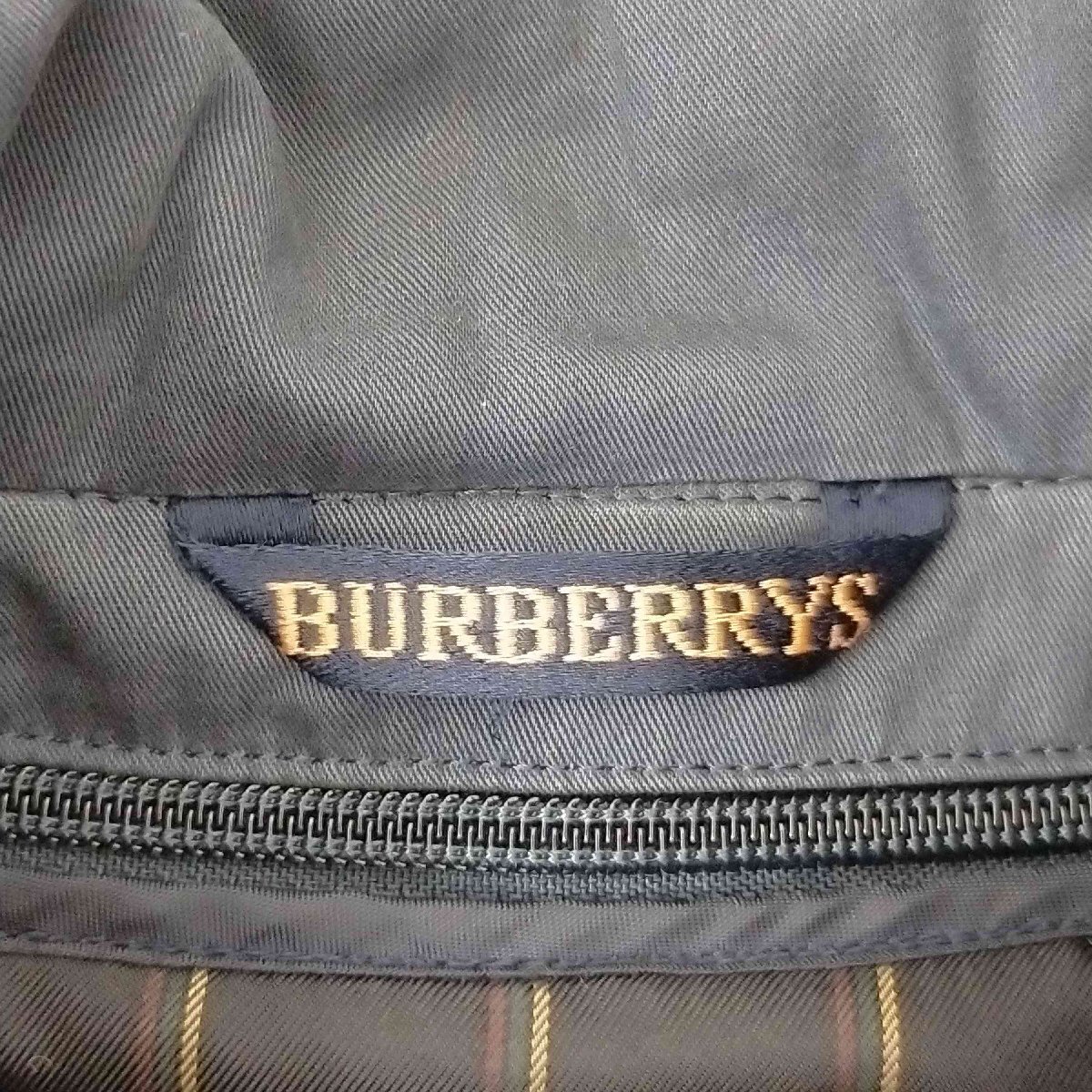 BURBERRYS(バーバリーズ) OLD スタンドカラー ロングコート ライナー付き メンズ JPN：L 中古 古着 0722_画像6