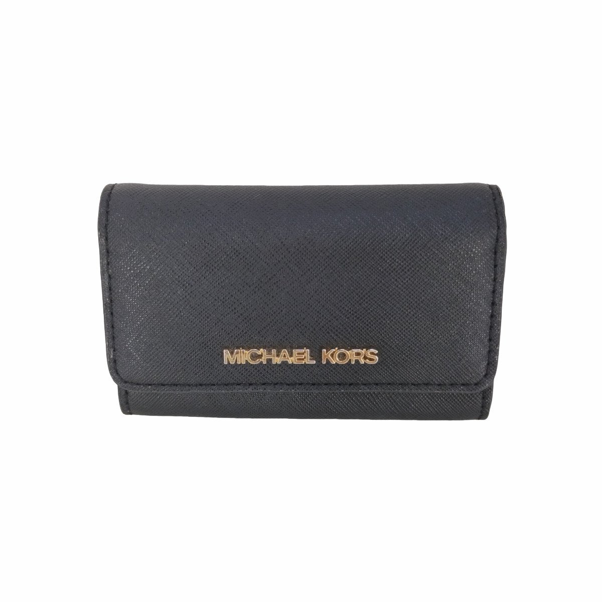 Michael Kors(マイケルコース) JET SET TRAVEL スリム ビジネスカードケース レ 中古 古着 0942_画像1