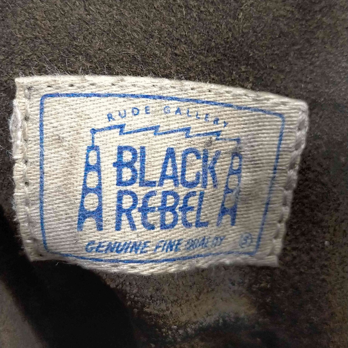 RUDE GALLERY(ルードギャラリー) BLACK LABEL REBELS LACE UP BOO 中古 古着 0932_画像6