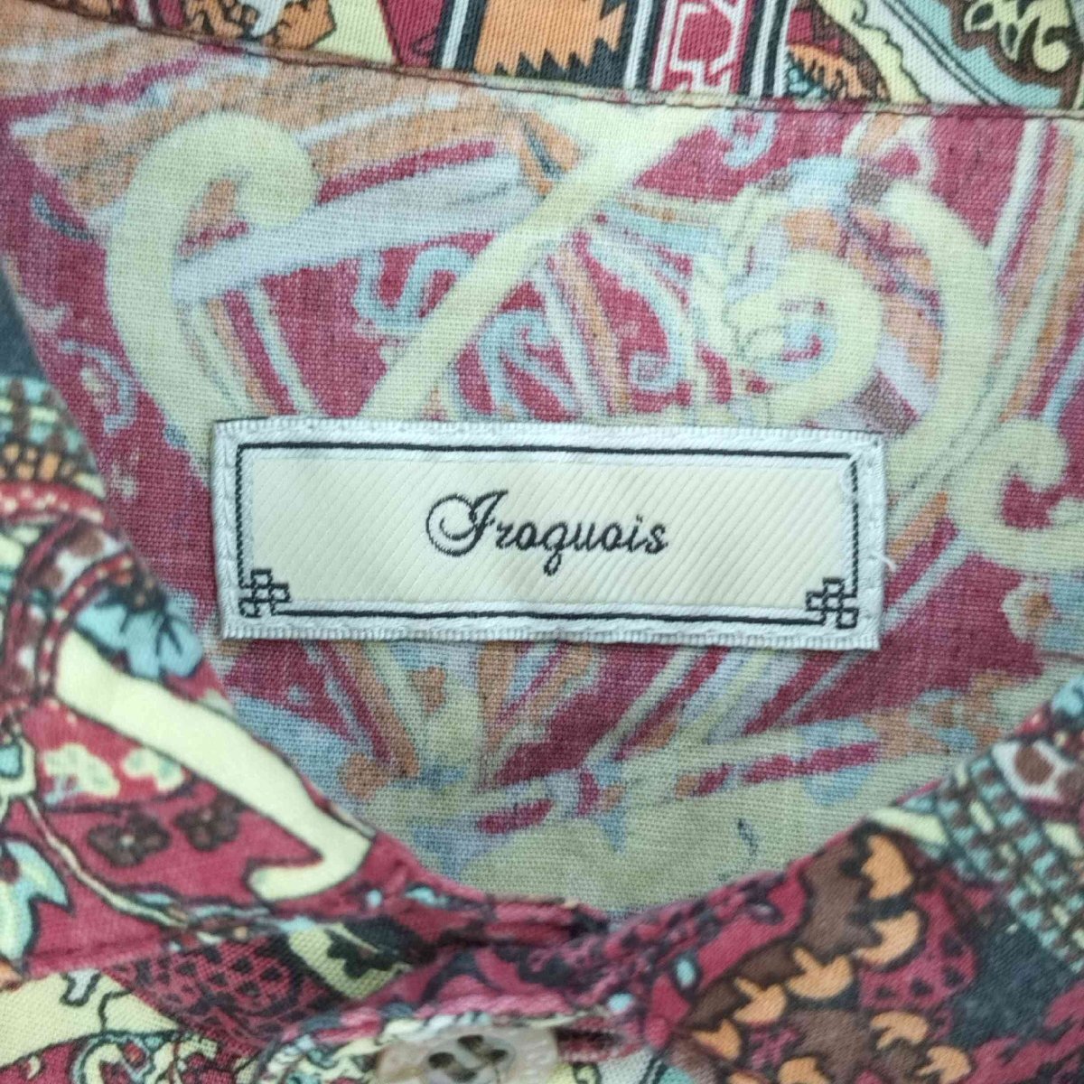 Iroquois(イロコイ) AE PAISLEY CAMO BIG SILHOUETTE SHIRTS 中古 古着 1027_画像6