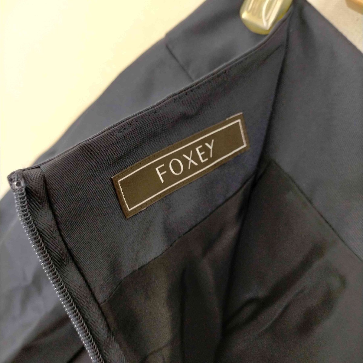 FOXEY(フォクシー) シルク100% タックスカート レディース 40 中古 古着 1022_画像6