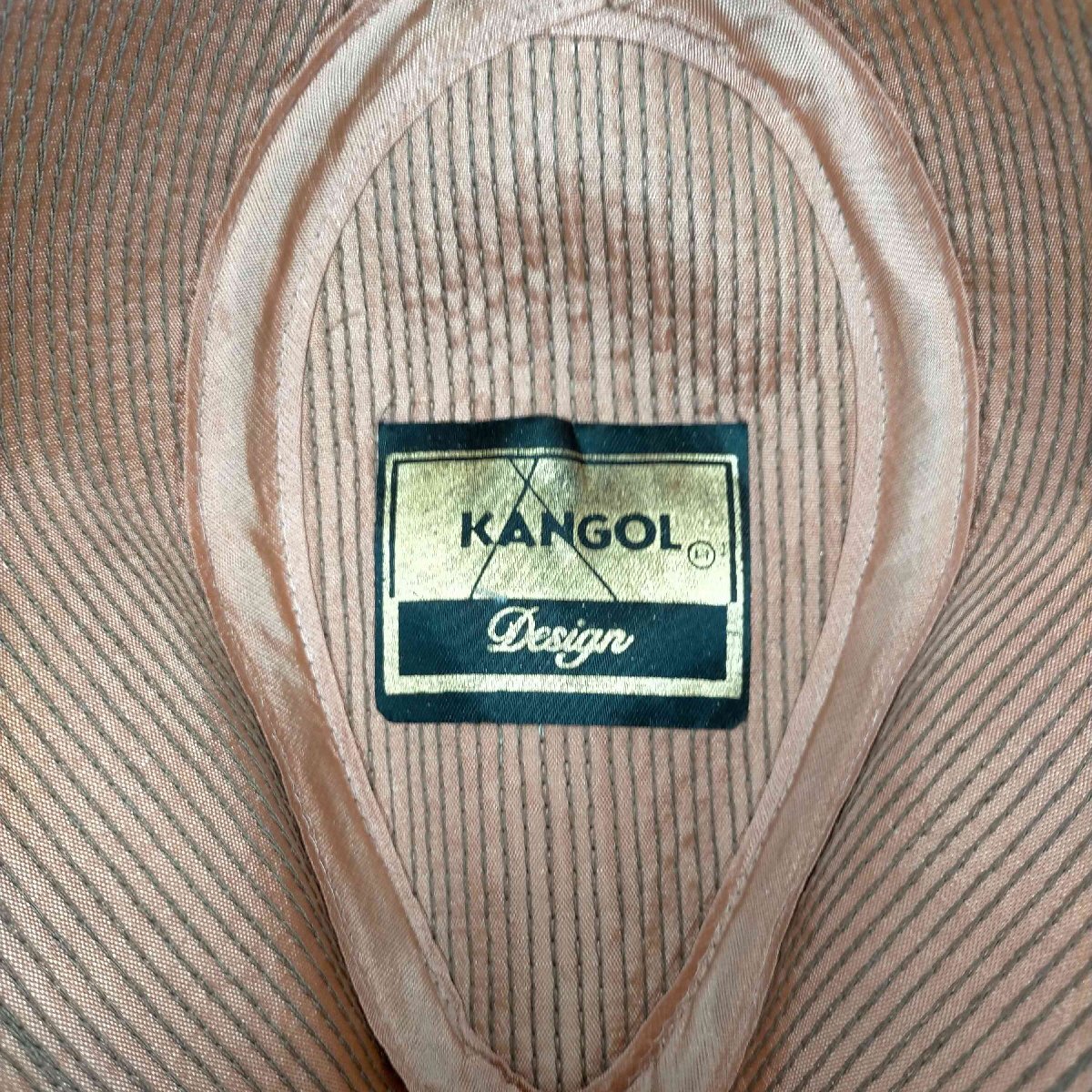 KANGOL(カンゴール) USA製 ツイード 中折れ ハット メンズ LARGE 中古 古着 1102_画像6