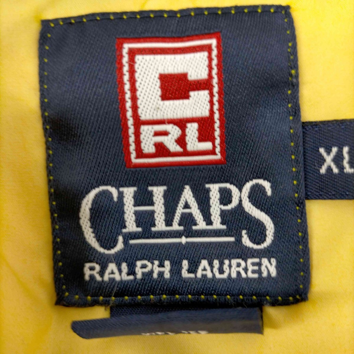 CHAPS RALPH LAUREN(チャップスラルフローレン) ロゴ刺繍ナイロンプルオーバー メンズ J 中古 古着 0207_画像6