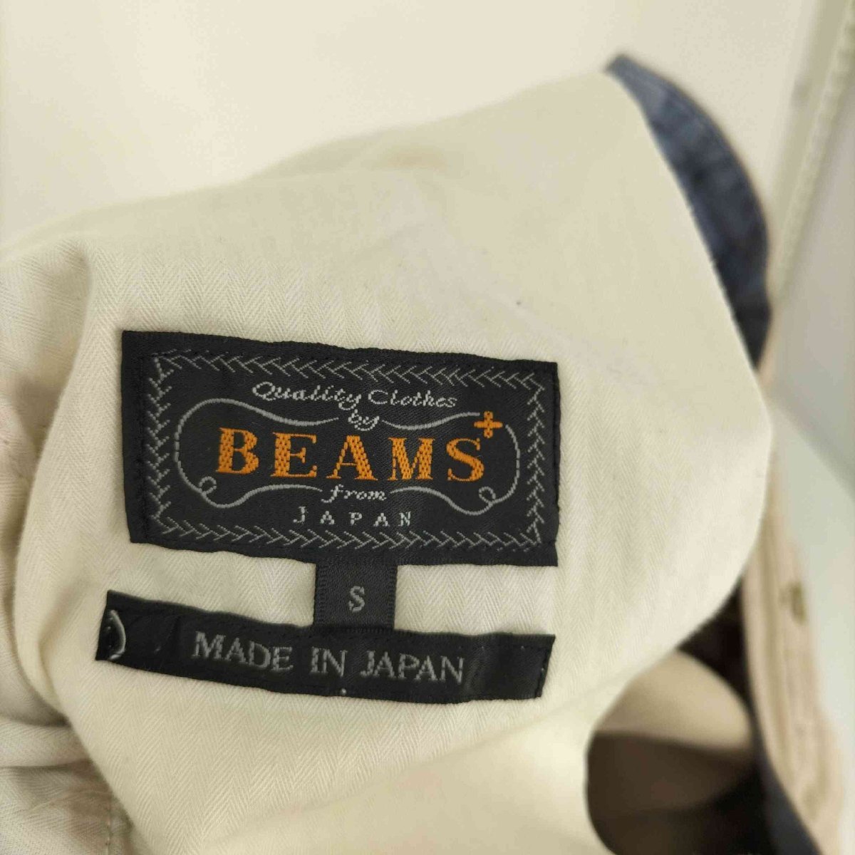 BEAMS＋(ビームスプラス) 2プリーツ チノ パンツ メンズ JPN：S 中古 古着 0330_画像6