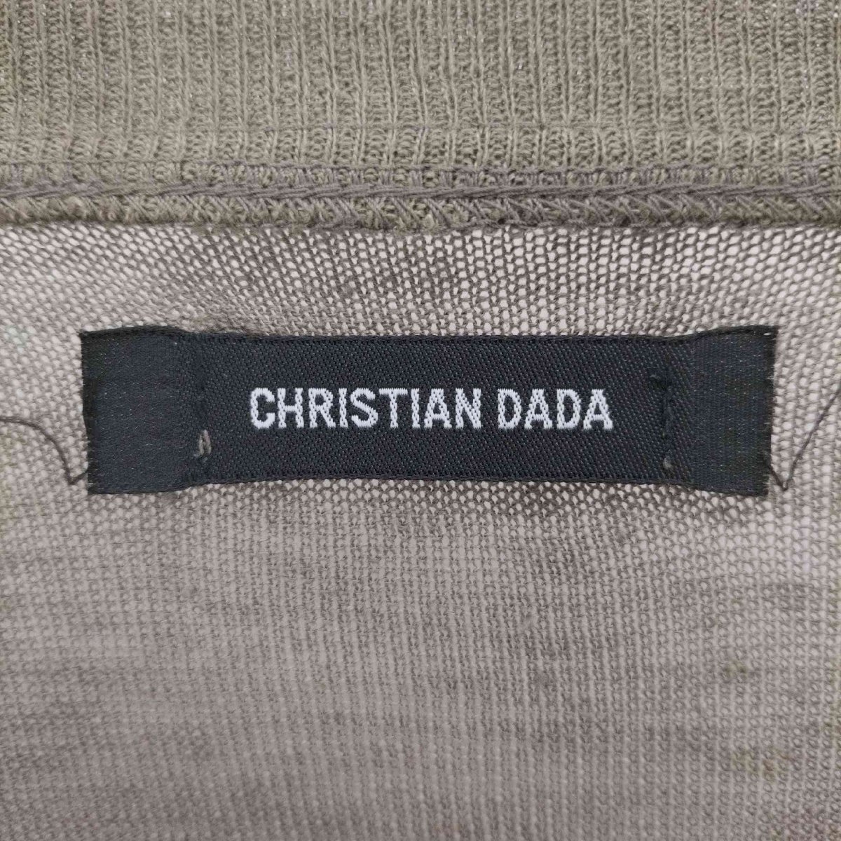 CHRISTIAN DADA(クリスチャンダダ) COMBAT CREW NECK LINEN KNIT 中古 古着 0309_画像6