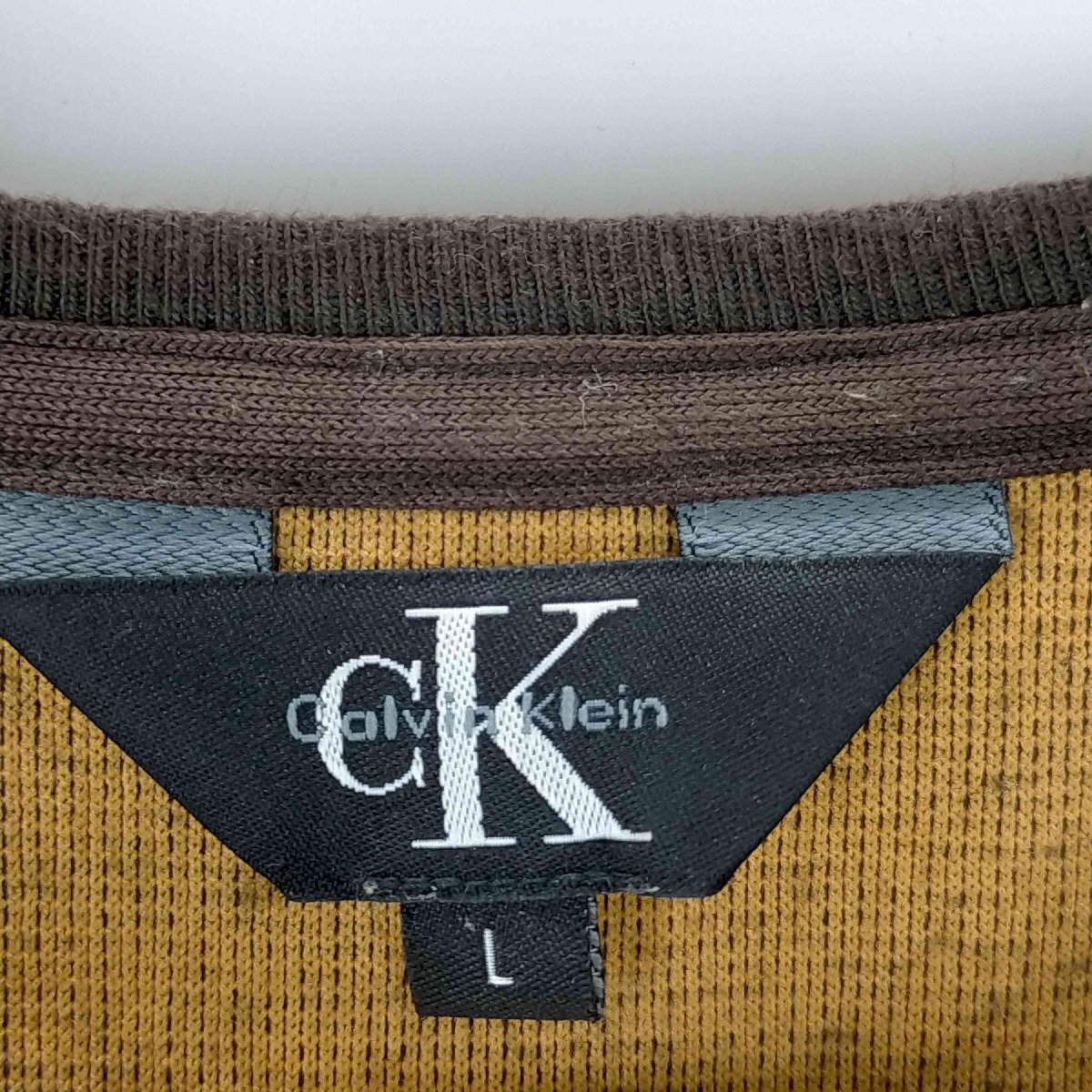 ck Calvin Klein(シーケーカルバンクライン) サーマルクルーネック メンズ JPN：L 中古 古着 0344_画像6