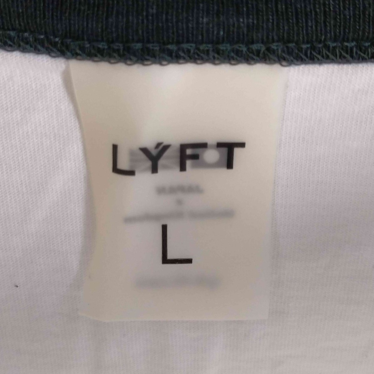 LYFT(リフト) プリントデザインリンガーTシャツ メンズ JPN：L 中古 古着 0723_画像6