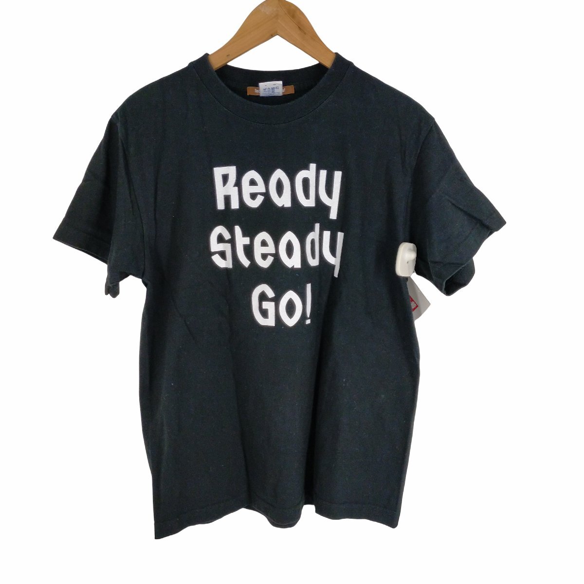 ready steady go(レディ ステディ ゴー) プリントデザインカットソー メンズ JPN：M 中古 古着 0803_画像1