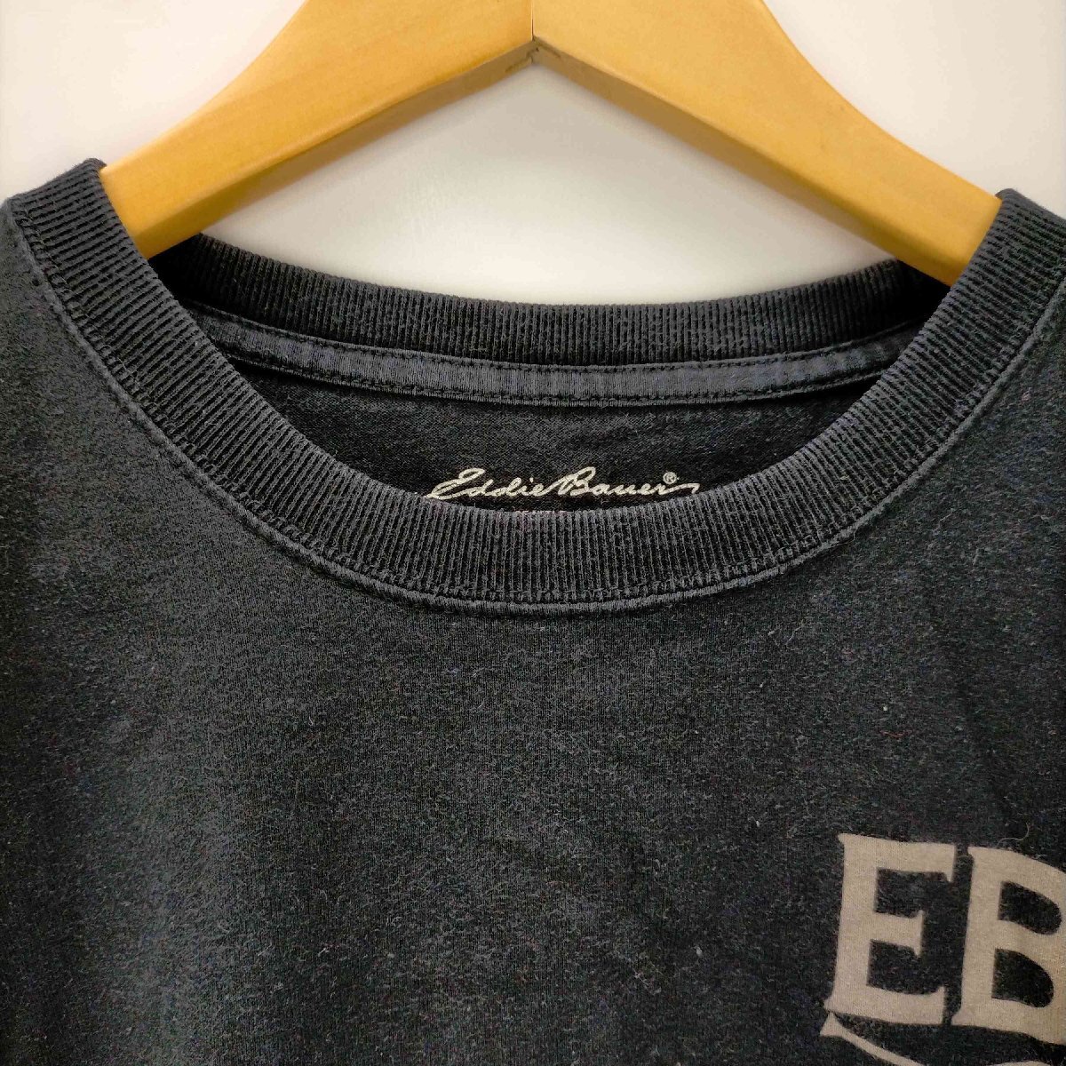 Eddie Bauer(エディーバウアー) EB1920 プリントTシャツ メンズ import：L 中古 古着 0106_画像3